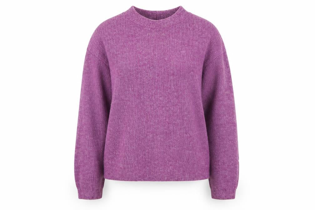 Zara Women's Purple Mock Neck Pullover Jumper Size 12
