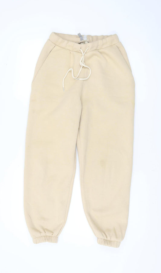 ASOS Women's Beige Joggers, Size 6, Casual Comfort