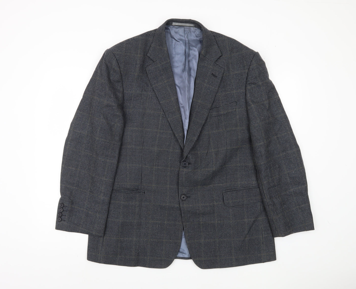 Marks & Spencer Men's Blue Wool Slim Blazer 42S Jacket