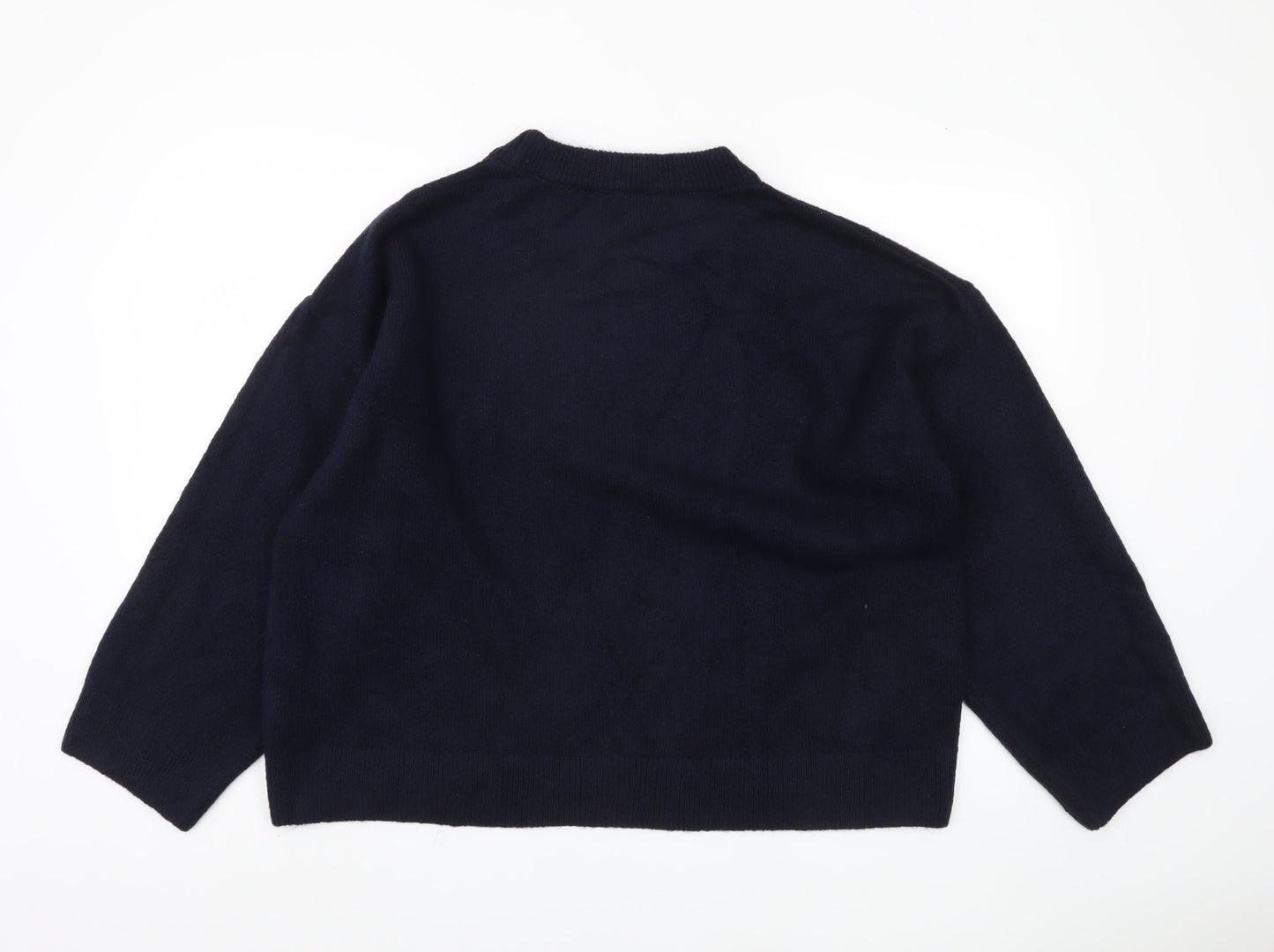 New Look Women's Blue XL Crew Neck Pullover Jumper