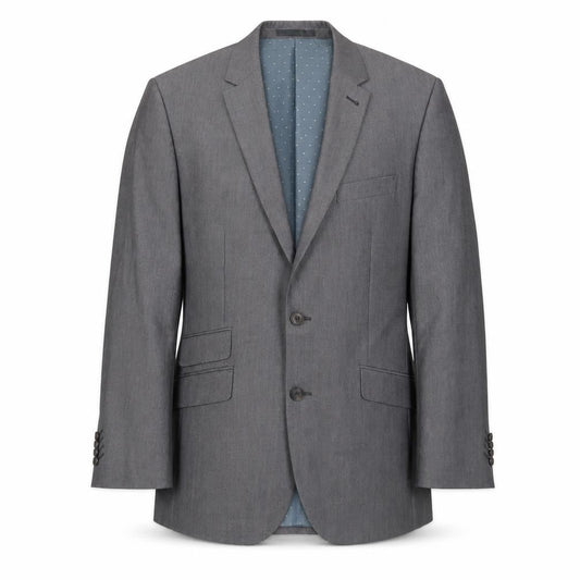 Greenwoods Men's Grey Tailored Blazer, M, Formal