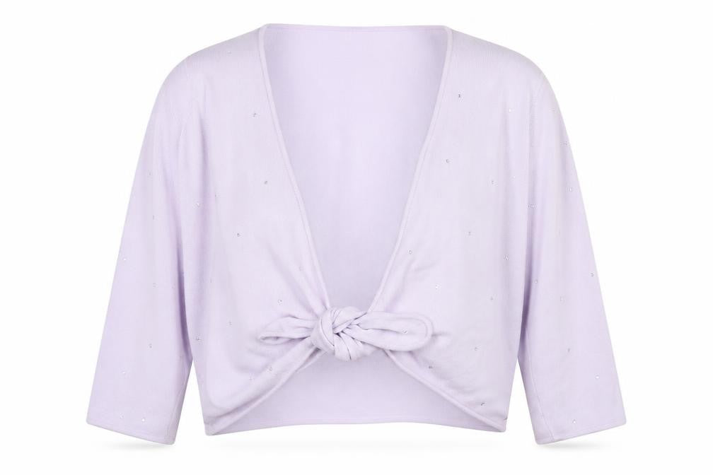 BerkertEx Women's Purple Studded Shrug Size 20