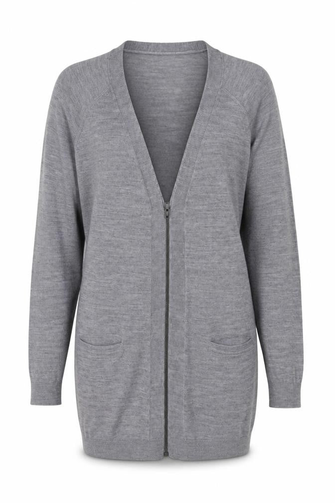 Marks & Spencer Women's Grey Zip Cardigan Size 12