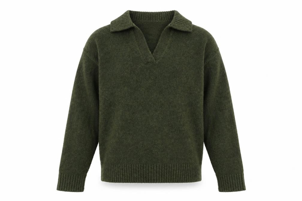 Primark Women's Green V-Neck Pullover Jumper 2XS