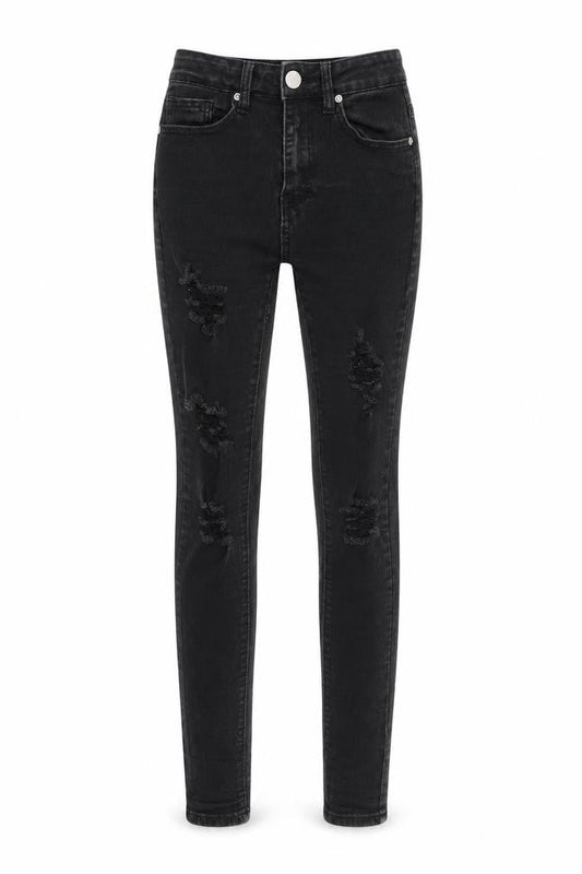 Boohoo Women's Black Skinny Jeans Size 6