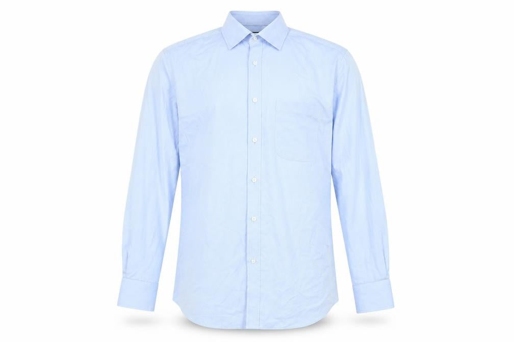 Marks & Spencer Men's Blue Regular Fit Shirt