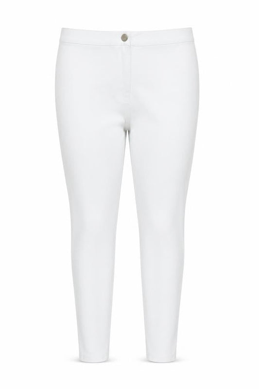 Premium Denim Collection Women's White Skinny Jeans, Size 20, Stretch Denim