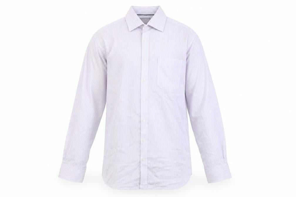 Marks & Spencer Men's Multicoloured Striped Shirt 16.5