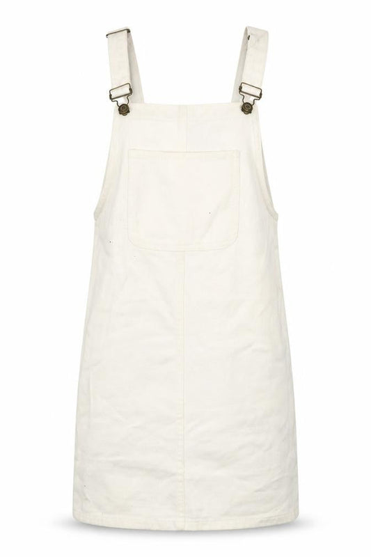 Denim Co. Women's Ivory Pinafore Dress Size 6