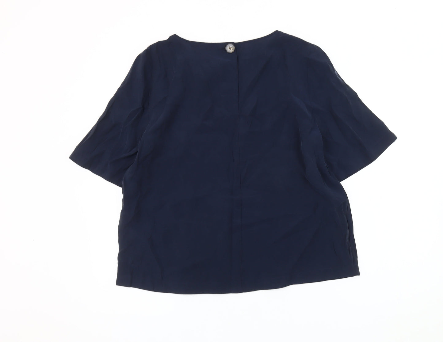 Marks and Spencer Women's Blue Short Sleeve Top
