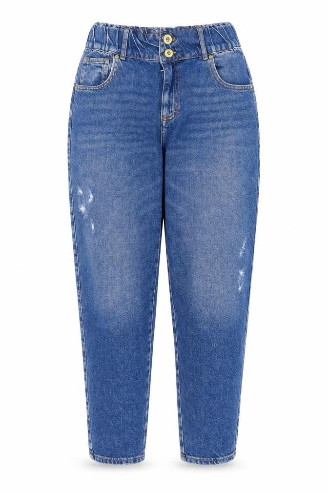 Only Women's Blue Mom Jeans Size 8 Relaxed Fit