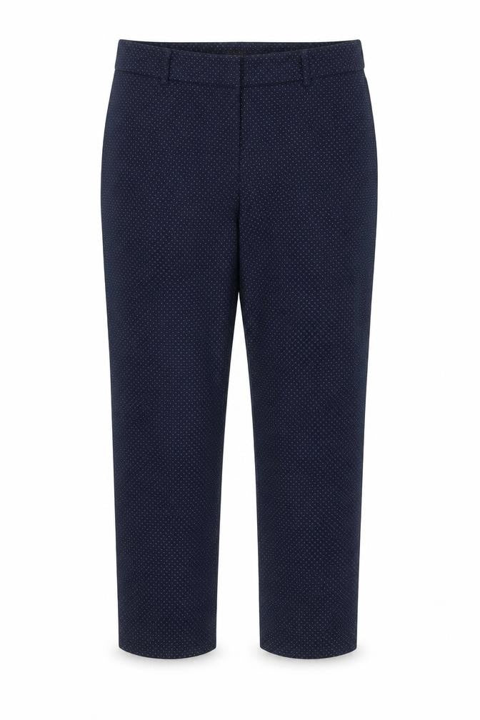 Hilary Radley Women's Blue Cropped Trousers Size 12
