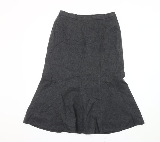 Eastex Women’s Grey Trumpet Midi Skirt Size 12