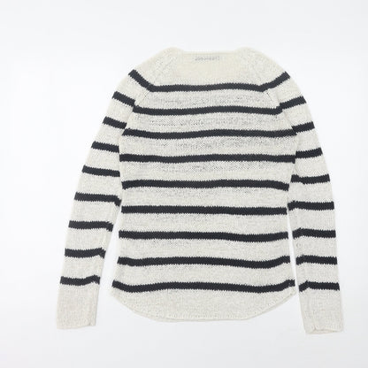 Only Women's Multicoloured Striped Pullover Jumper XS