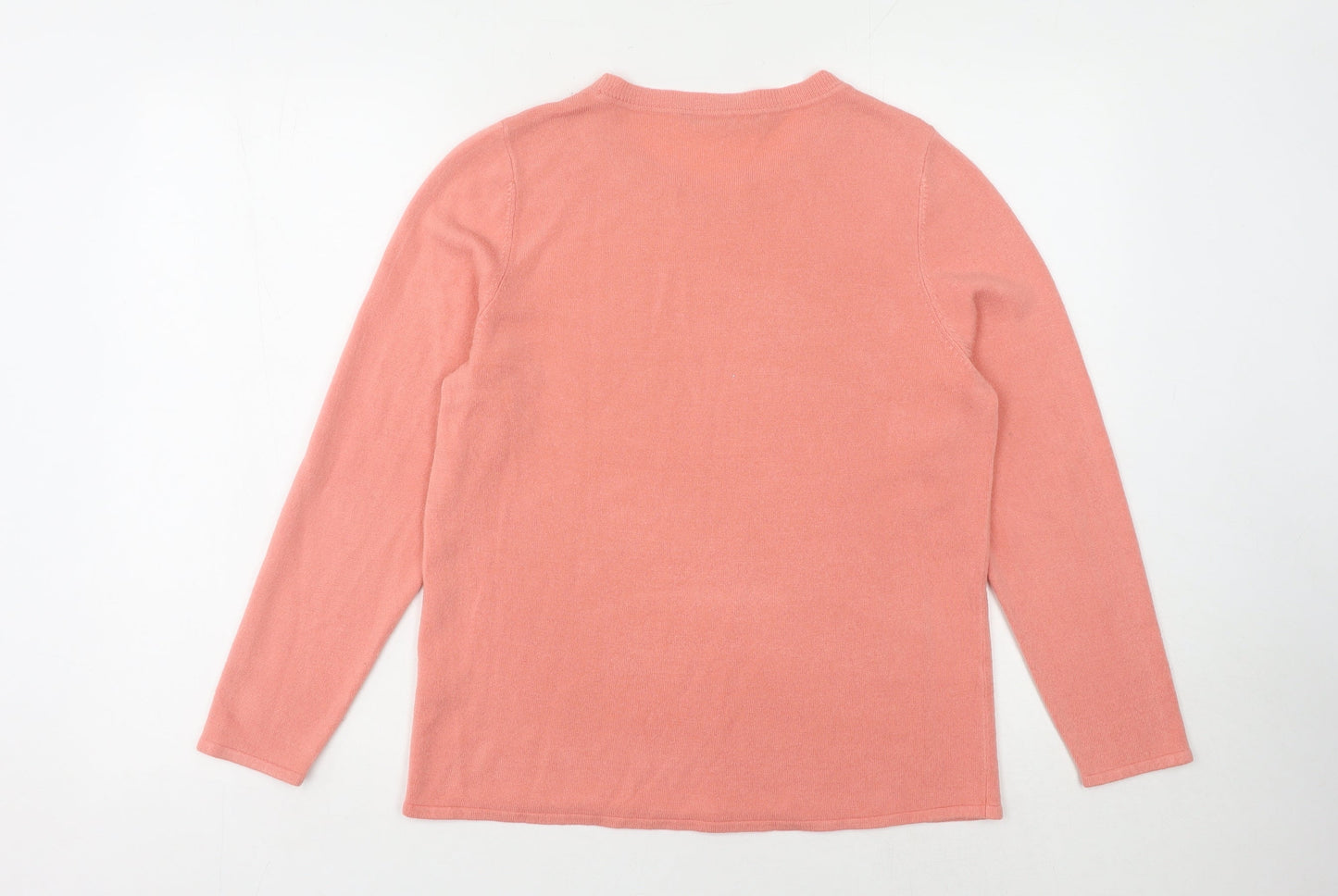 Bonmarché Women's Pink Pullover Jumper Size 14