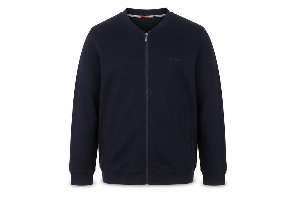 Pierre Cardin Men's Black Full Zip Jumper XL