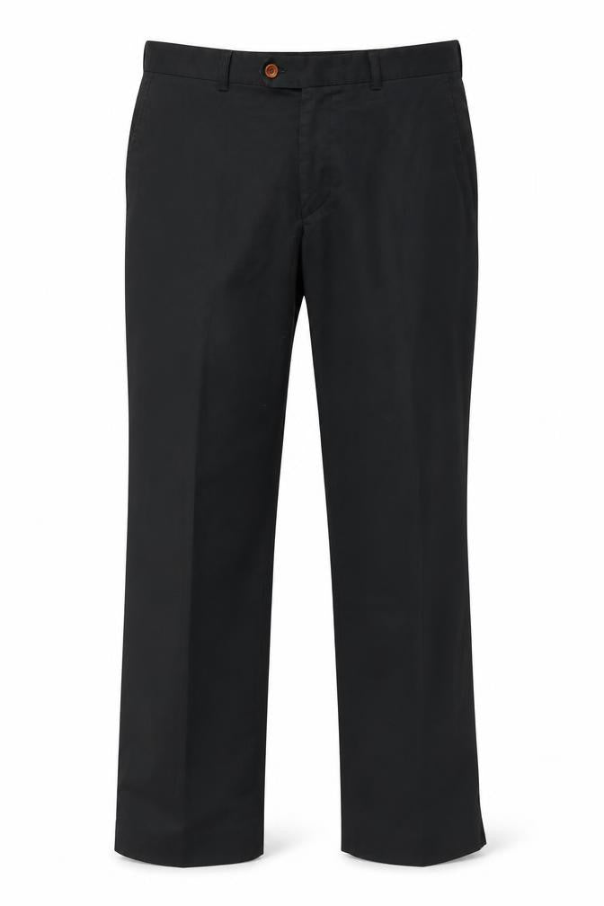 Oscar Jacobson Men's Black Trousers Size 46 Formal