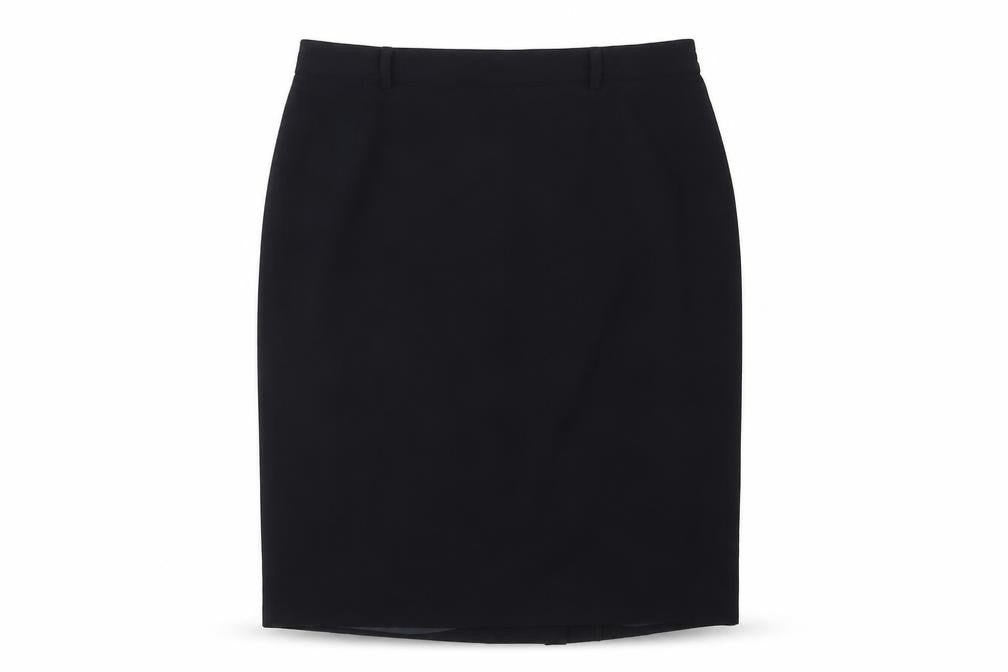 Viyella Petite Black Wool Blend Women's Pencil Skirt