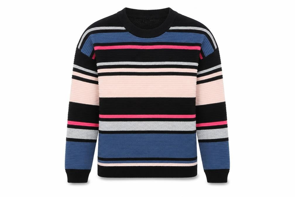 H&M Women's Multicoloured XS Striped Pullover Jumper