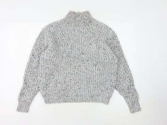 Marks and Spencer Women's Grey XS Chunky-Knit Jumper