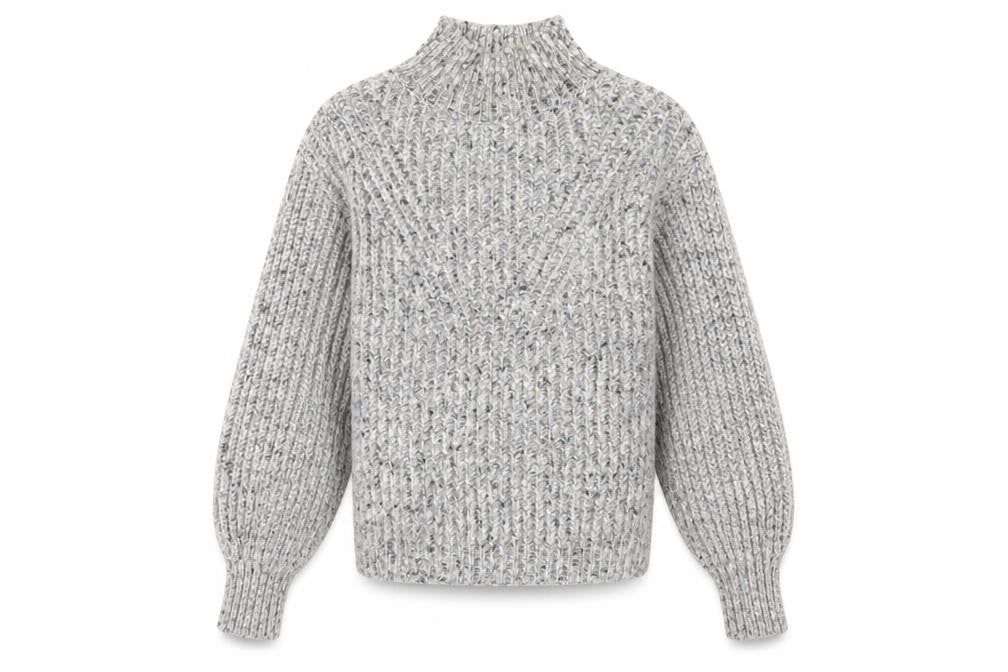 Marks & Spencer Women's Grey XS Chunky-Knit Jumper