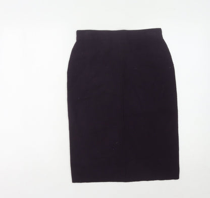Back view of White Stuff Women’s Black Pencil Skirt, size UK 8