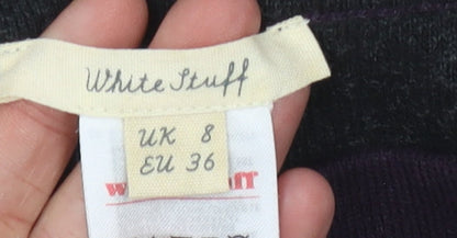 Close-up detail of White Stuff Women’s Black Pencil Skirt, size UK 8