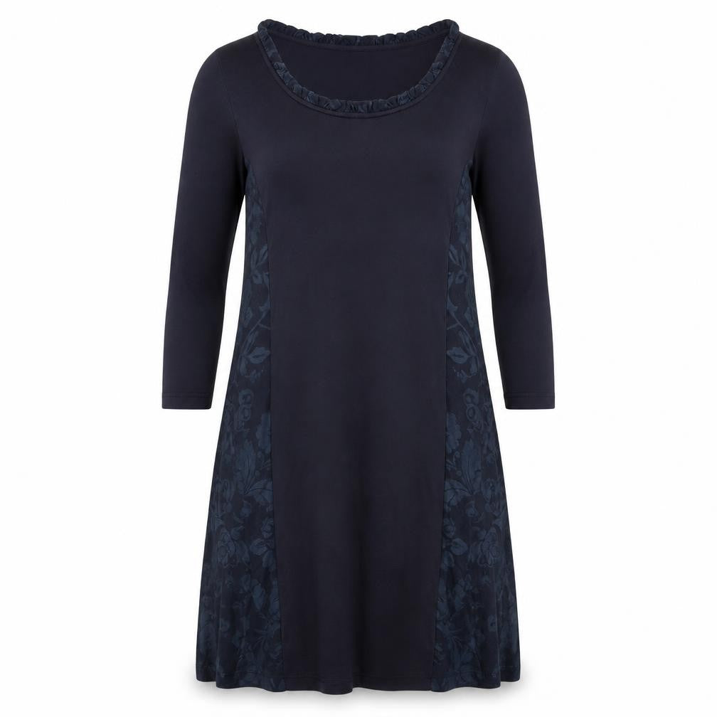 Capri Women's Black Floral Shift Dress Size 12