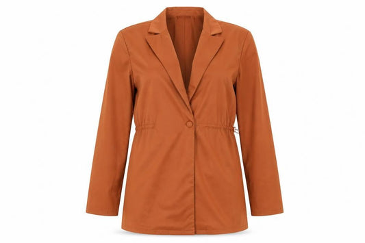 PRETTYLITTLETHING Ladies Brown Blazer UK 6