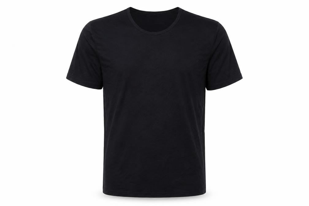 Enrico Mori Men's Black T-Shirt, Medium, Basic Style
