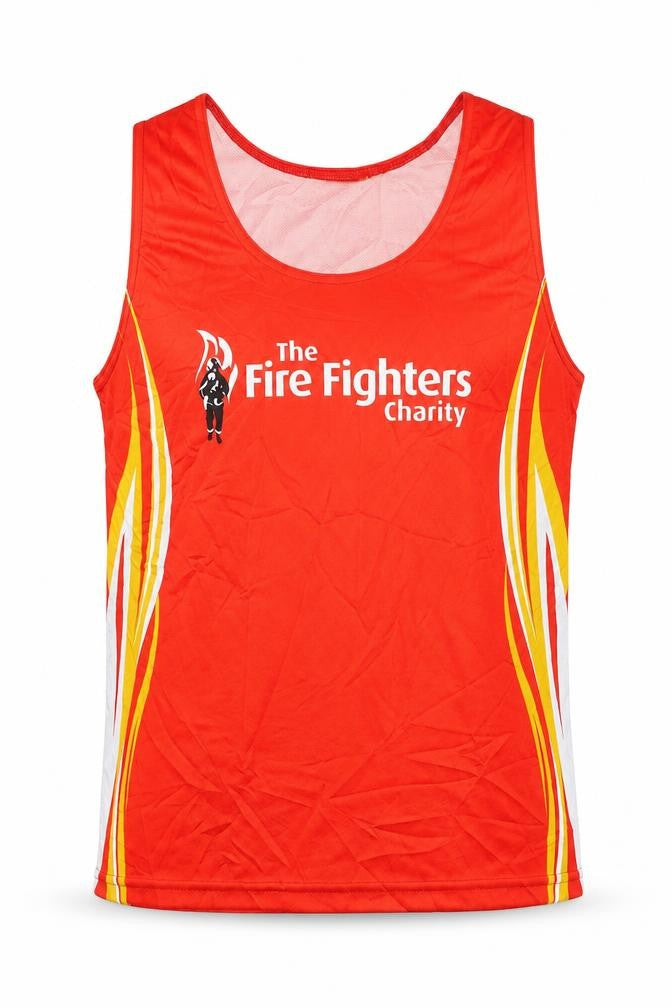 MAX Athlete Men's Red Tank Top, M, Athletic Fit