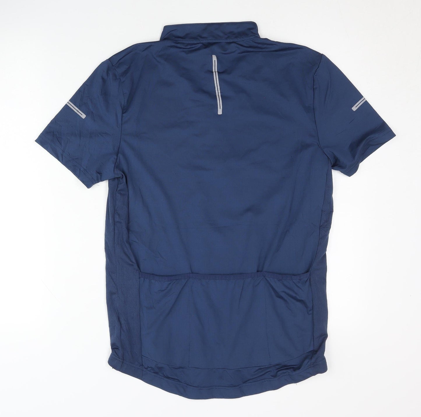 Crivit Men's Blue Cycling Tee M Athletic Quick Dry