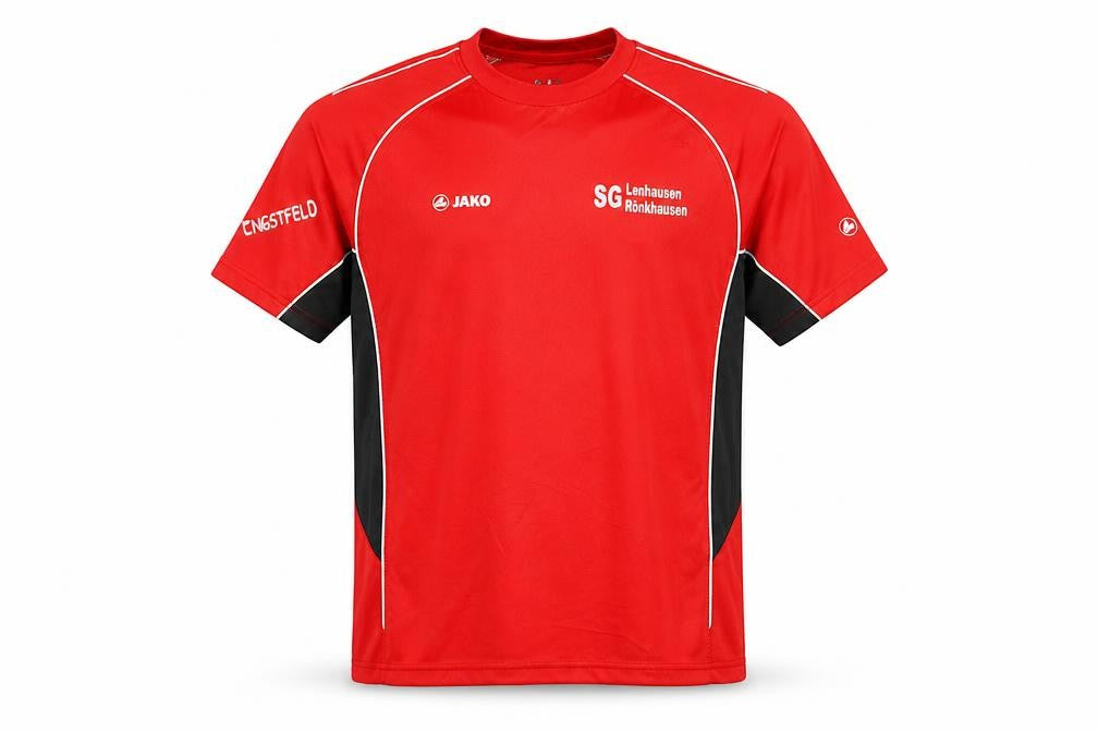 Jako Men's Red Football Jersey T-Shirt Large