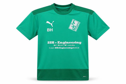 Puma Boys Green Football Jersey T-Shirt XL