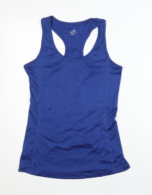 Active Touch Women's Blue Tank Top, Size M, Polyester