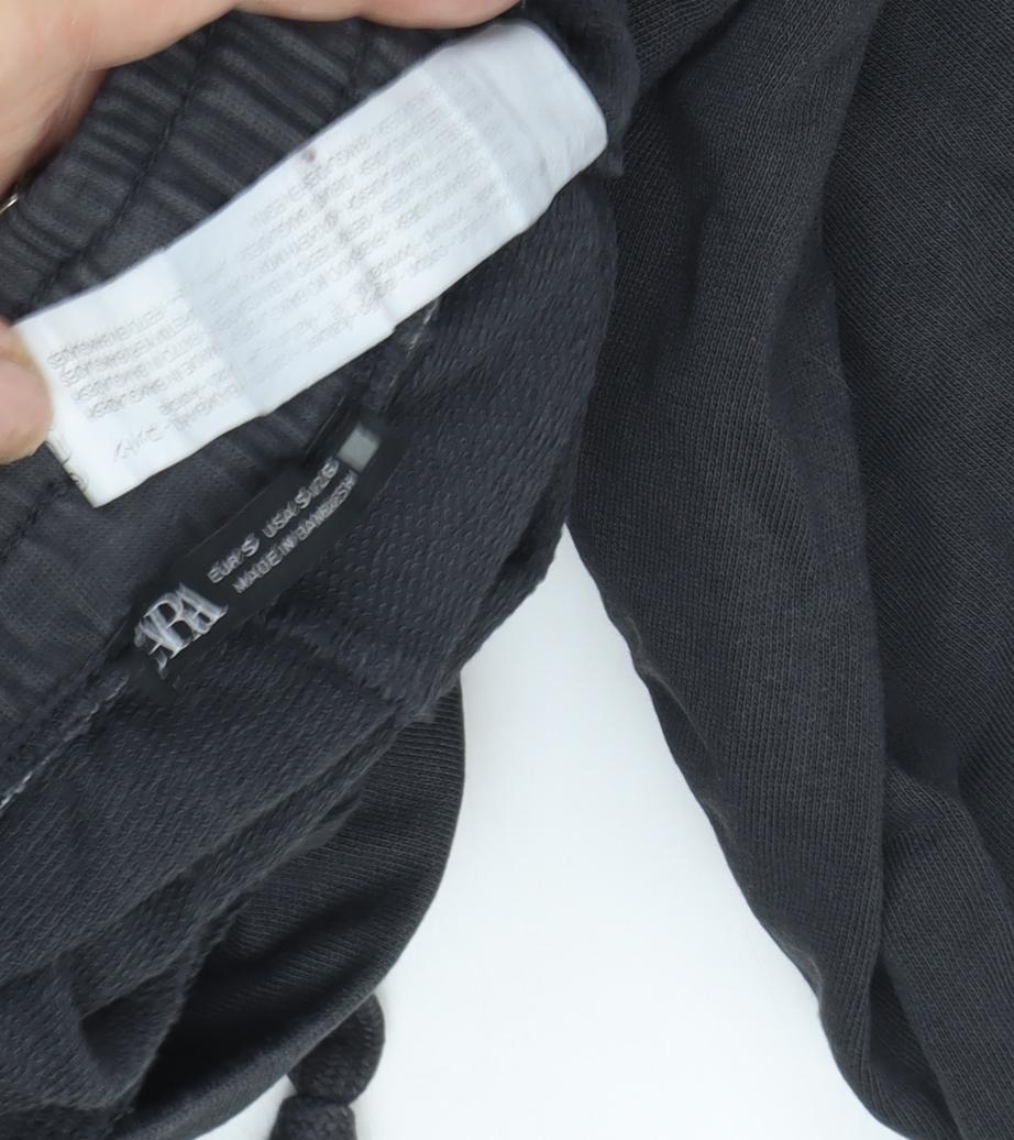Zara Black Women's Jogger Trousers, Size S, Casual Wear