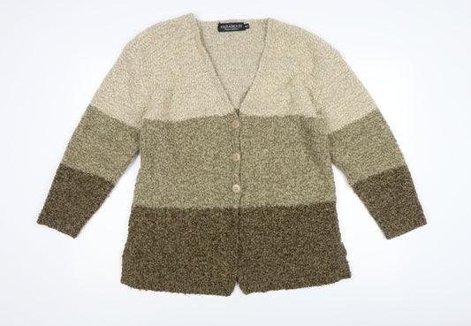Paramour Women's Multicoloured V-Neck Cardigan M