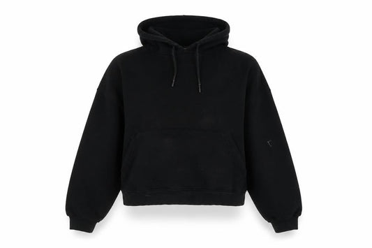 Zara Women's Black Pullover Hoodie, Size S