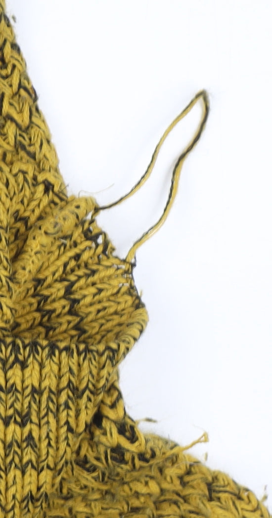 New Look Women's Yellow Chunky Knit Pullover Jumper S