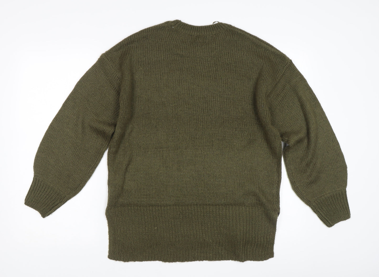 New Look Women's Green Pullover Jumper M