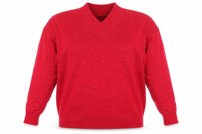 Marks & Spencer Pink V-Neck Women's Medium Jumper