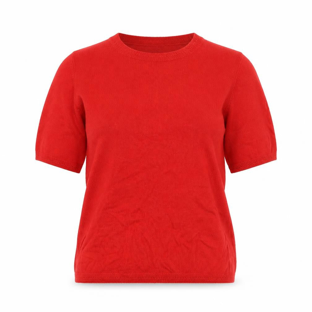 Marks & Spencer Women's Red Crew Neck Jumper, Size 12