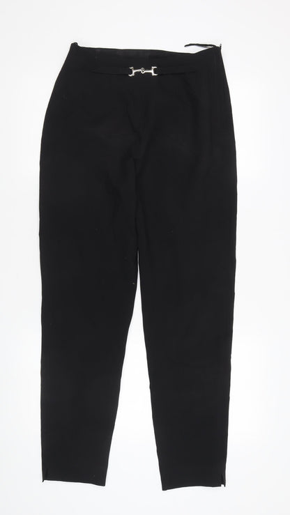 Additional front view of Essentials Women's Black Trousers, size 12, Polyester Zip Closure