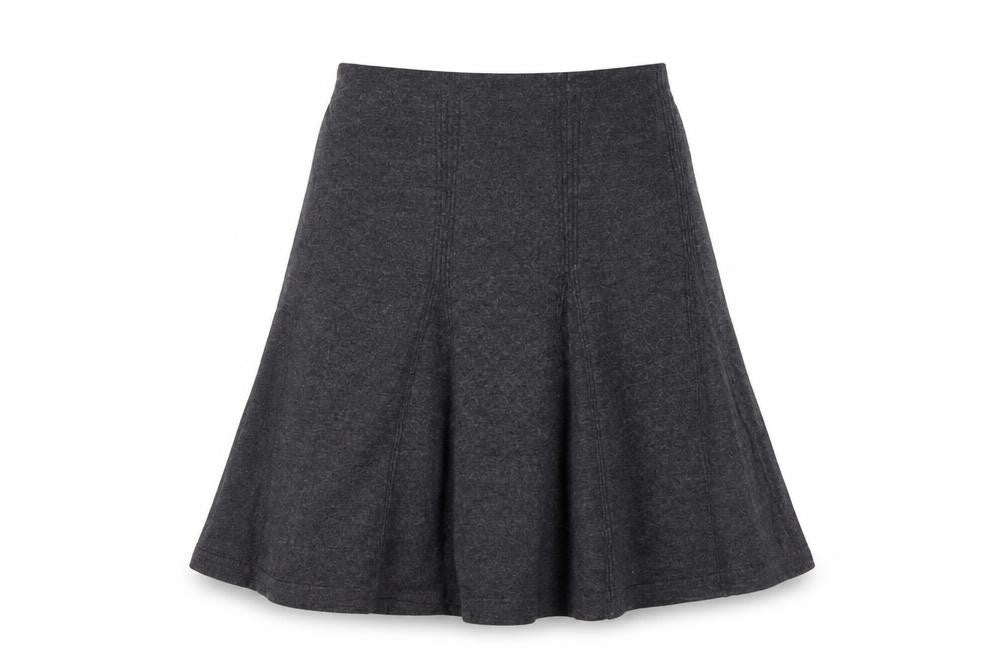 EAST Women's Grey XL Wool Skirt