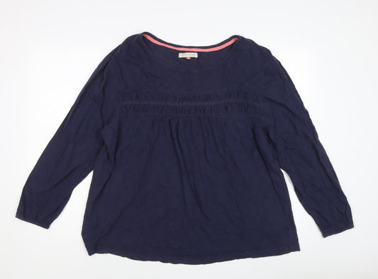 Brakeburn Women's Blue Long Sleeve Blouse Size 18