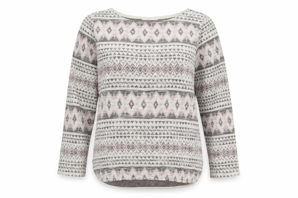 H&M Women's Multicoloured Fair Isle Knit Top L