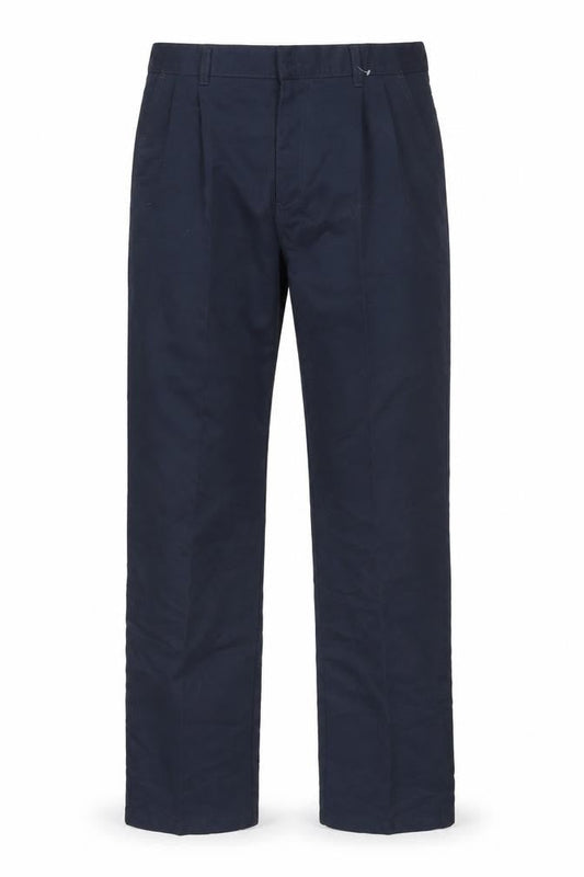 Dunlop Men's Blue Trousers, Size 34, Straight Leg