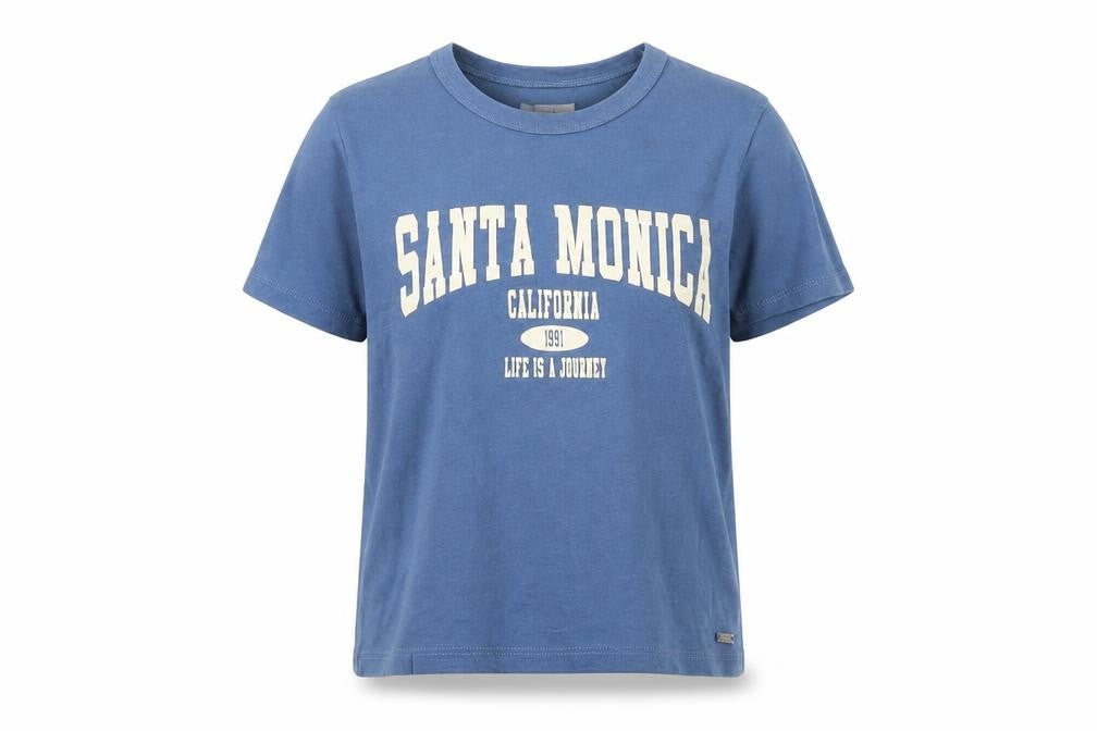 Panic Republic Unisex Kids Blue Graphic T-Shirt L