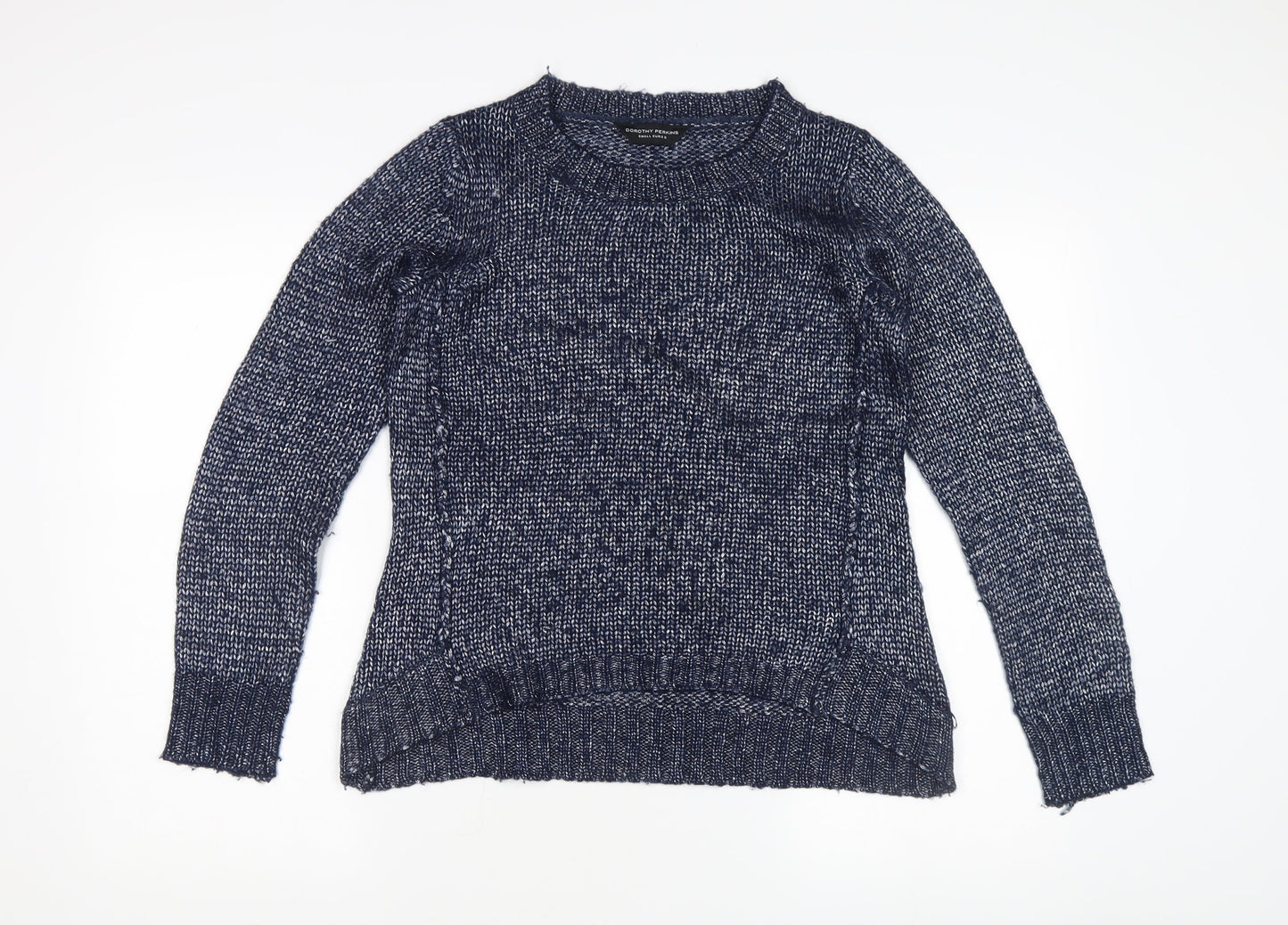Dorothy Perkins Women's Blue S Chunky-Knit Pullover