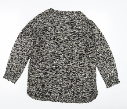 David Emanuel Women’s Black Sequined Pullover Jumper S